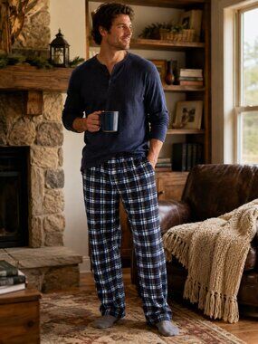 Preswick & Moore Plaid Pajama/Lounge Pants – Size Medium